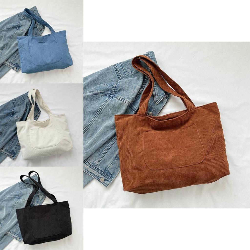 Trendy Simple Tote Bag With Spacious Interior And Soft Structure Ideal For Everyday Commuting In Black White Blue Brown