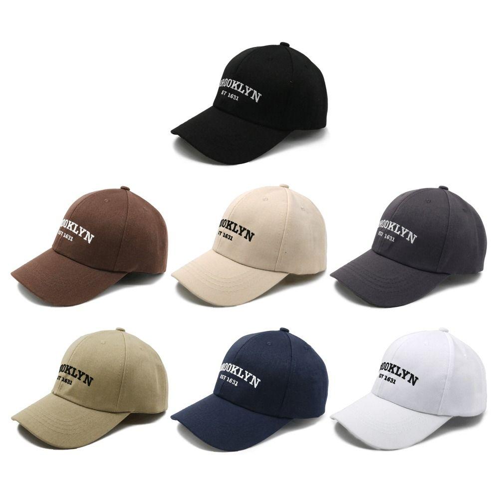 Letter Embroidered Baseball Cap Breathable Fishing Cap Creative Sunscreen Hat Daily Wear