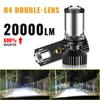 H4 LED Projector Mini Lens Auto H4 LED Headlight Bulbs 90W Auto Car Lamp Fog Light Canbus 6500K 12V Auto HeadLamp Spotlights