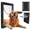 Plastic Large Pet Door Middle‑sized Dog Removable Installation Security Accessory for Big Dog Fences Built‑in Magnet Pet Supply