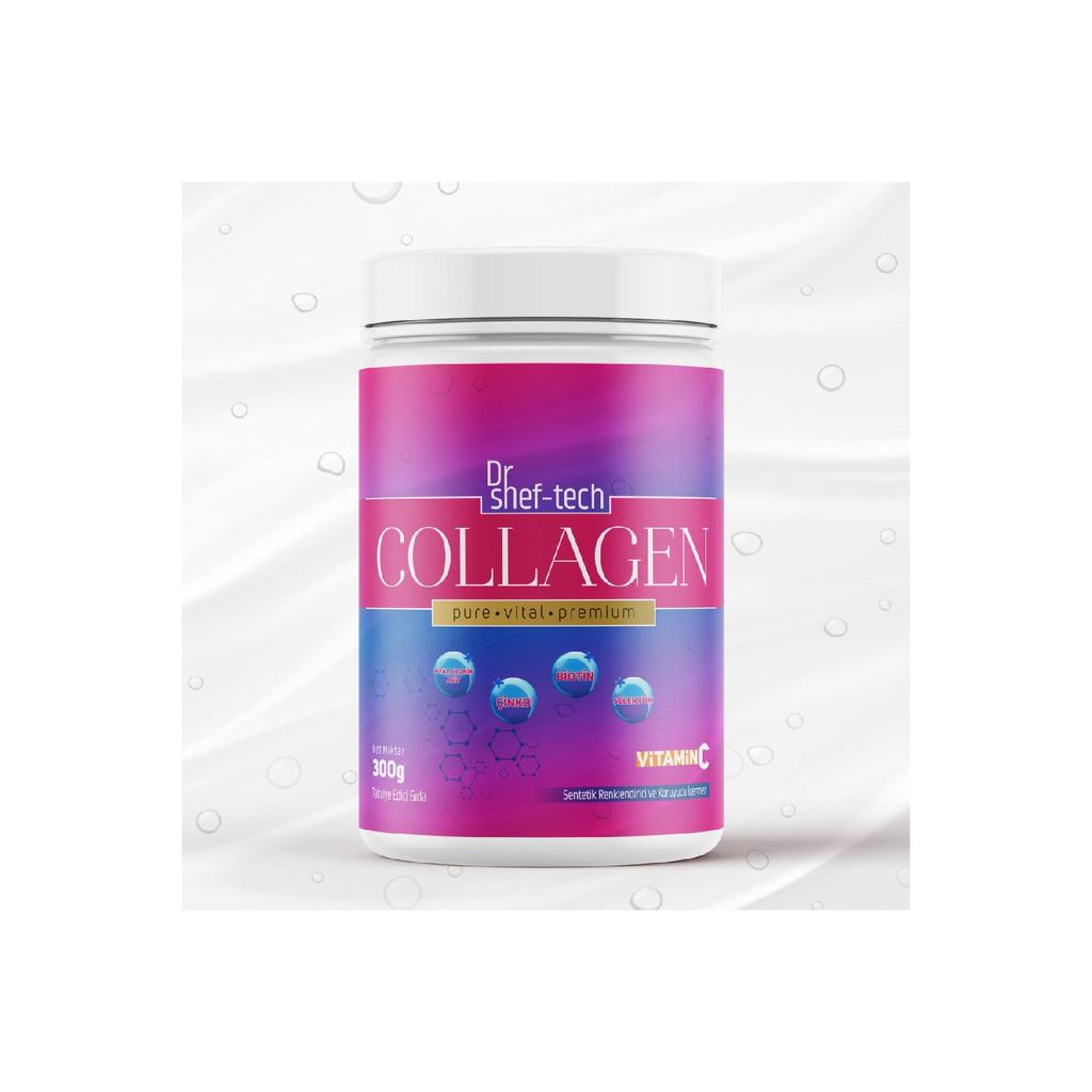 Dr.sheftech Collagen, Collagen, Hyaluronic Acid, Vitamin And Mineral Powder Reinforcement Food 300 G