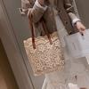 Сумка-ведро через плечо для женщин Новая летняя корейская кружевная элегантная женская сумка-тоут для покупок Женские сумки Женская сумочка Женская пляжная сумка CLE