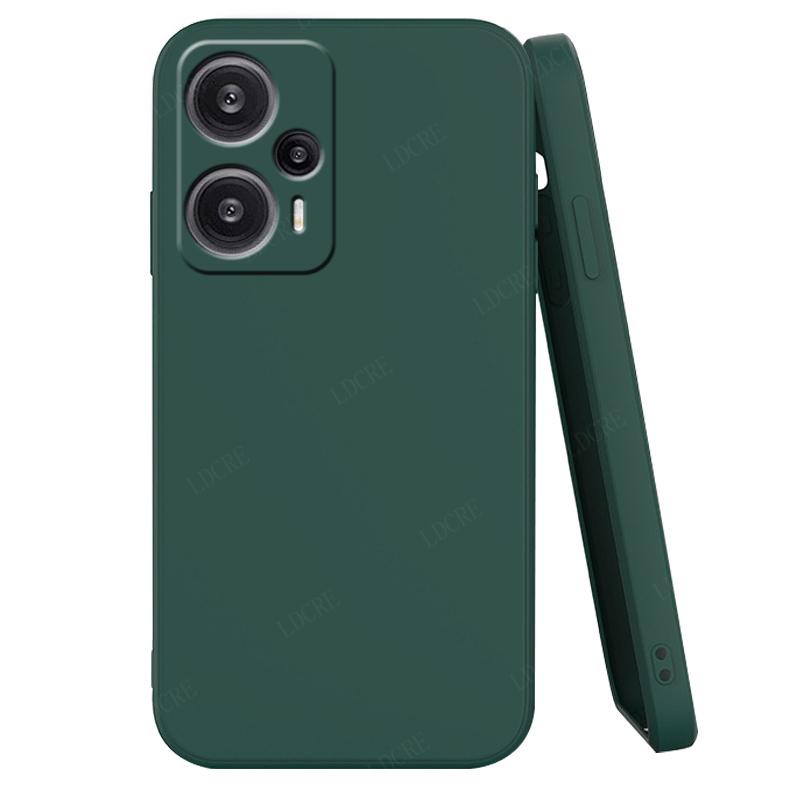 Для чехла Xiaomi Poco F5 Чехол для Poco F5 Чехлы Жидкий силиконовый чехол для телефона Бампер Задняя часть Ударопрочный Мягкий ТПУ чехол Poco F5 Fundas