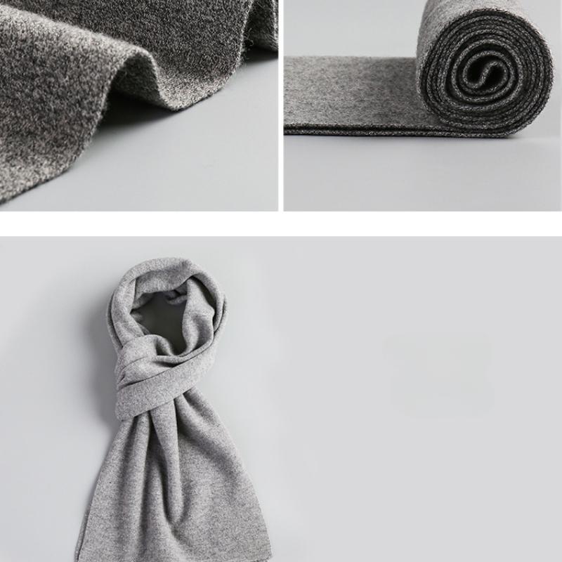 Теплый осенне-зимний вязаный однотонный шарф из чистой шерсти, утолщенный корейский вариант теплого шарфа в наличии