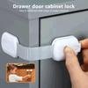 2 шт. Замок на шкаф для безопасности детей Защитный замок для младенцев Замок на ящик, дверь, шкаф Пластиковая защита Замок на дверь для безопасности детей