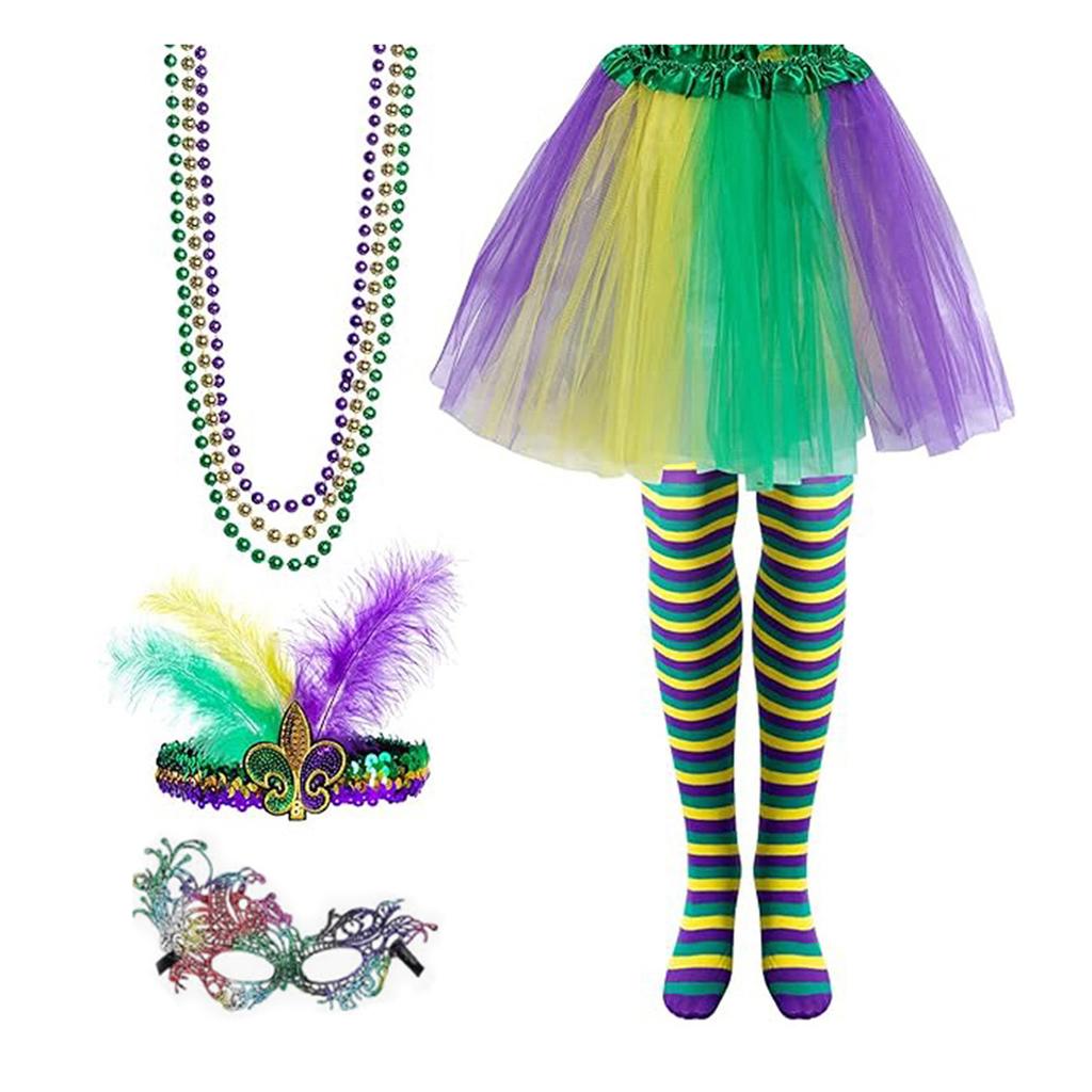 Праздничная шляпа для костюма Марди Гра, маскарадная маска, фестивальная тематическая вечеринка, пайетки, ободок, боа, аксессуары для карнавальной вечеринки