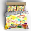 Colorful seashells and starfish. Bedding sets Duvet cover sets Duvet covers Pillowcases(1 * Duvet Cover 2 * Pillowcases without duvet insert)