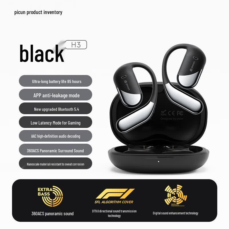 Беспроводные Bluetooth игровые наушники Picun H3 с микрофоном