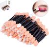 100PCS Double-headed Eye Shadow Sponge Applicators 6.5cm Eyeshadow Stick  Beauty Makeup Tool