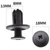 Hyundai Kia 8mm Plastic Screw-Mudguard Fasteners Clips for ix25/ix35
