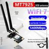 Сетевая карта PCIe Wi-Fi 7 MT7927/MT7925 с 5G/6G и Bluetooth 5.4 для настольного компьютера