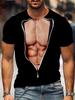 Funny 3D Printing Muscle Printed T-Shirt Gym Clothing Men Summer Streetwear T-Shirt Tops Harajuku Fashion Short Sleeve Tee