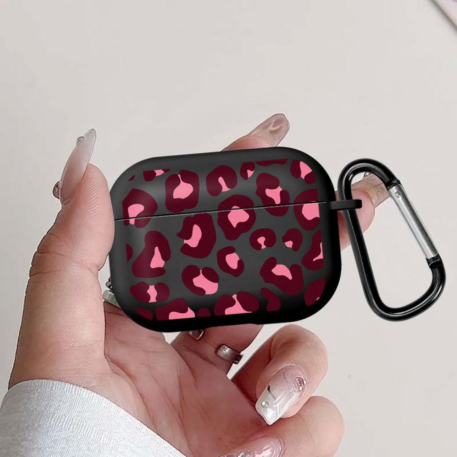Чехол для наушников с принтом розового леопарда Чехол-кейс Для Airpods Pro2 2 Pro 3 Pro3 4 1