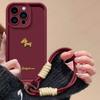 Милый 3D Золотой Конь С Шнурком Чехол Для Телефона Для OPPO Reno 15 14 13 12 11 10 8 Pro 7 6 5 4 Lite 3 14F 13F 12F 11F 2F 8Z 8T Чехол