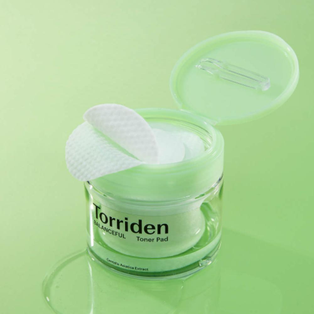 Toriden Balanceful Cica Calming Toner Pads 60 Sheets – Soothing & Hydrating Daily Pads