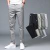 New Style Small Straight Tube Casual Pants for Men's Ultra-thin Breathable Men's Spring Trendy Loose Air Conditioning Pants
