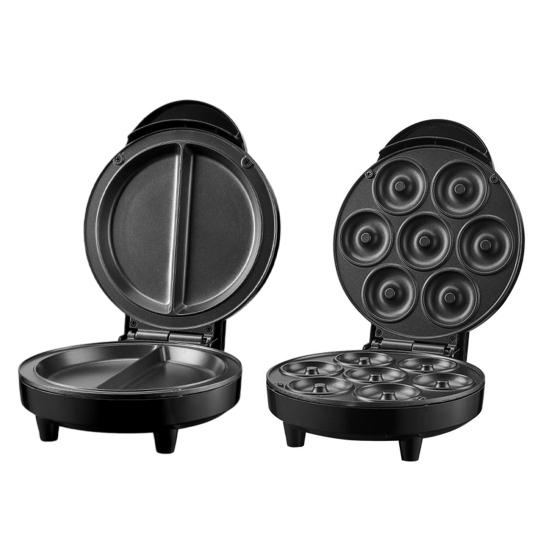 Dual Zone Electric Omelette Maker 1000W Rapid Heating Egg Cooker Non-Stick Double Omelet Pan for Sandwiches Crepes Frittatas Pancakes