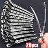 2/5/10/20PCS Woman Hair Care Clips Metal Steel Hairdressing Sectioning Clip Clamps Barber Hair Cut Use Styling Tools Hair Root Fluffy Hairpin