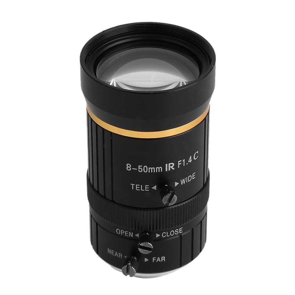 8-50mm 3MP 1/2 Manual Aperture C Mount Security Camera Lens CCTV