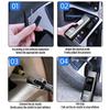 1Pcs Car Tire Inflator Smart Digital Inflatable Pump Emblem Accessories For Jeep Wrangler Grand Cherokee Renegade Tyre Stem Air Caps