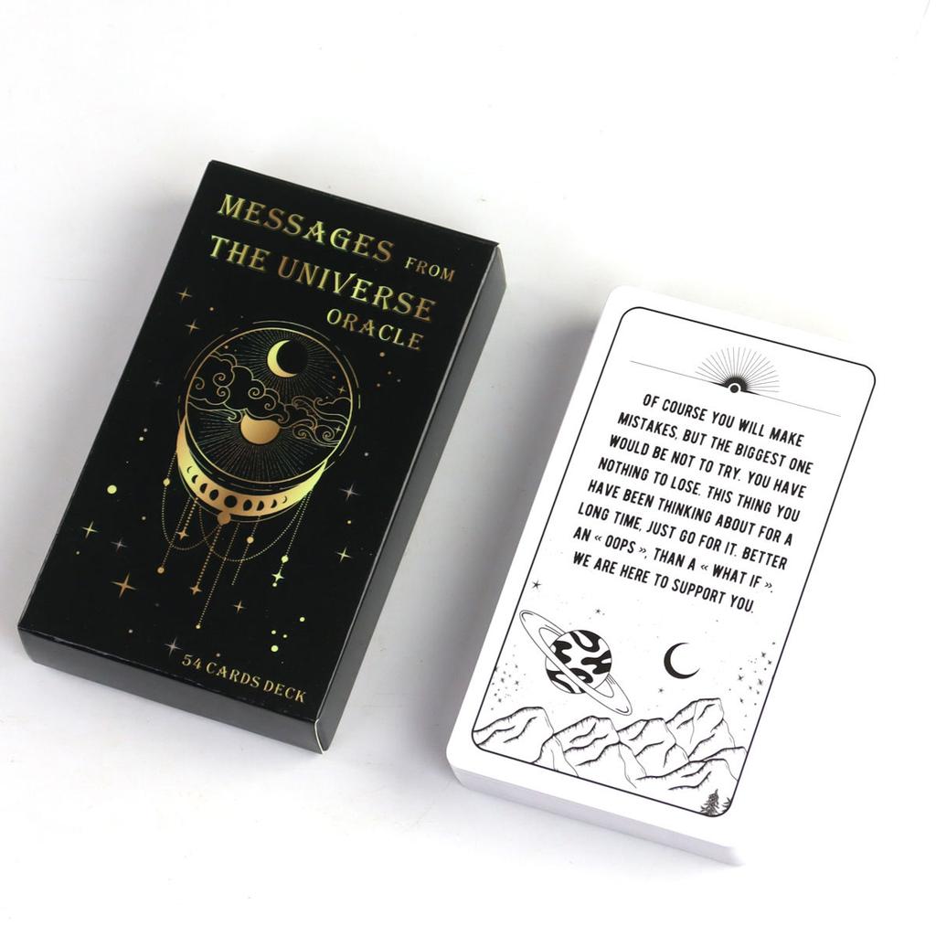 10.3*6см Оракул Послания Вселенной с Руководством от Ваших Наставников для Общих Раскладов 54 шт. Оракульные карты