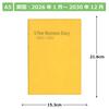 Hakubunkan 2026 A5 Business Mango 252 January 5-Year Diary, No. (Starts 2026)