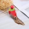 1Pc Artificial Feather Fake Birds Nest Decorative Mini Swallows Home Garden Ornaments