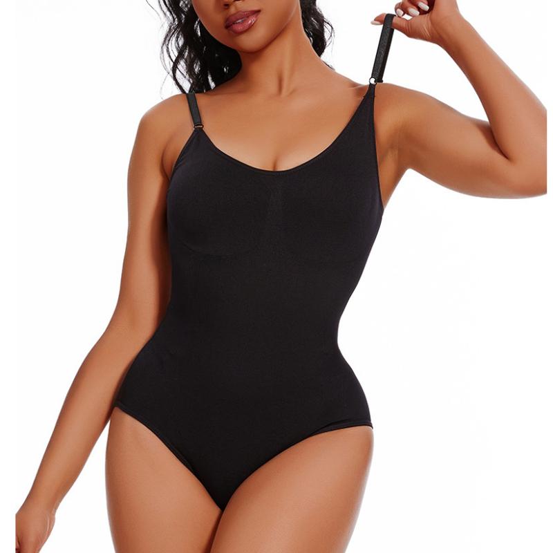 Fashion Women One Piece Body Shaping Clothes Women's Abdominal Pants Open Shift Hip Lifting Shaping Sling Underwear Elastic Bodysuit