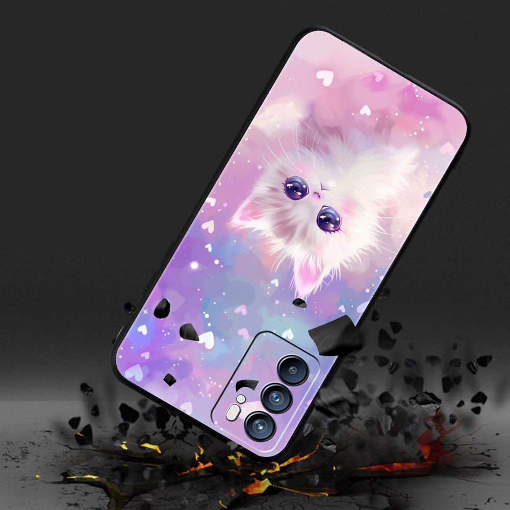 Чехол для телефона с ярким дизайном кошки для Oppo A17 A31 A54 A57 A78 A79 A98 Find X5 X6 Reno 6 7 8 10 11 12 13 F Pro 5G Мягкий ТПУ Чехол