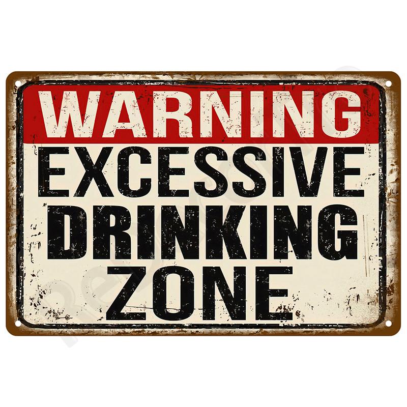 Metal Sign Poster Plates Bar Retro Wall Art Tin Sign Interior Outdoor Aesthetic Room Vintage Home Decor Items Decoration Luxury