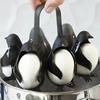 1set Egg Steamer, Penguin Egg Three-in-one Kitchen Egg Steamer, Egg Storage Rack, Penguin Egg Cooker, Kitchenware, Kitchen Gadget