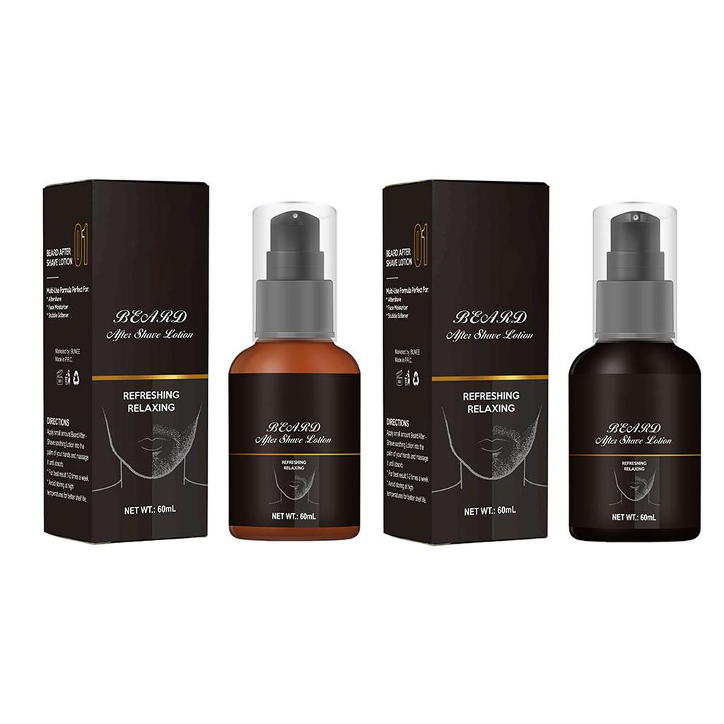 Men’s After-Shave Lotion & Toner – 60ml, Soothes Razor Burn, Reduces Redness, Hydrates Face with Long-Lasting Scent