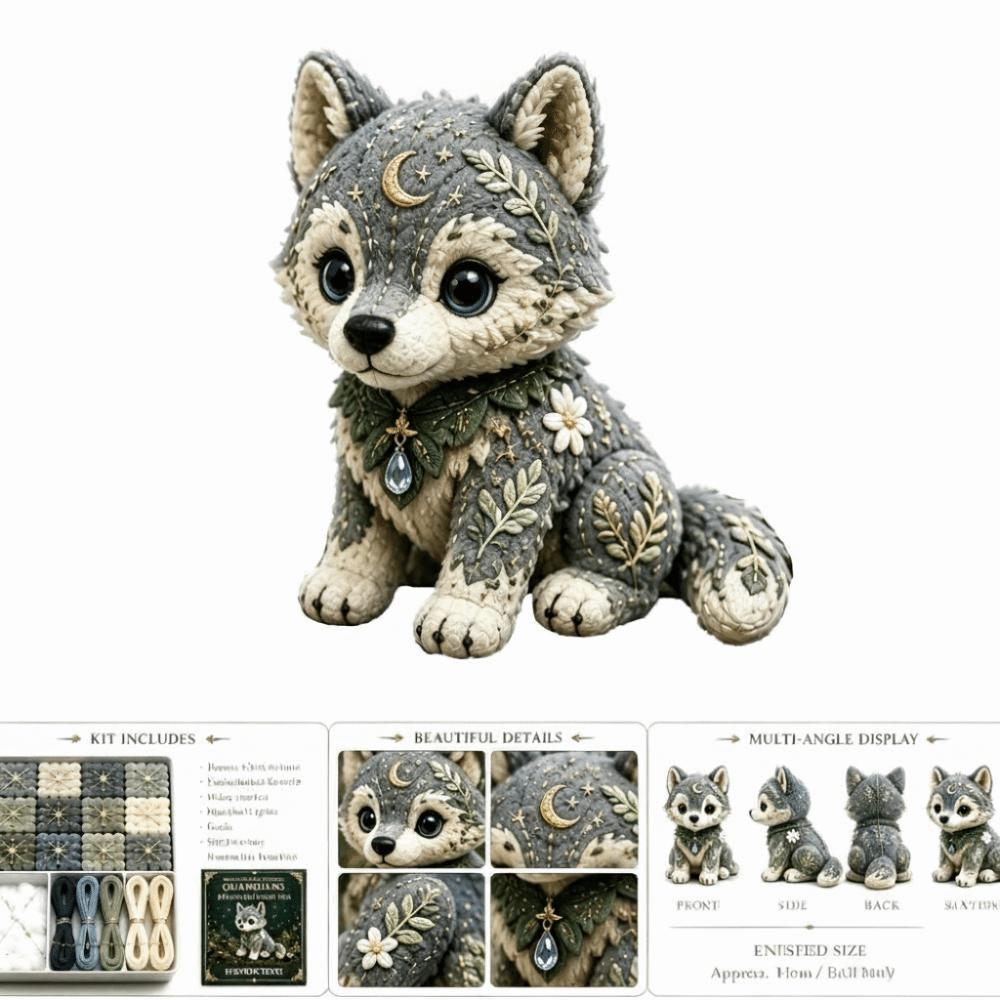 Floral Fabrics DIY Sewing Kit Creative Design Animal Toy Craft Fabric Sewing Kit  For Craft Lover