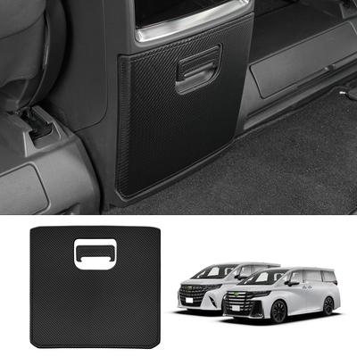 GIMUYA Защита от ударов для Toyota New Alphard Задний бокс центральной консоли Защита боковой части для ног ALPHARD VELLFIRE Наклейка для кастомизации интерьера от царапин и пятен ПУ