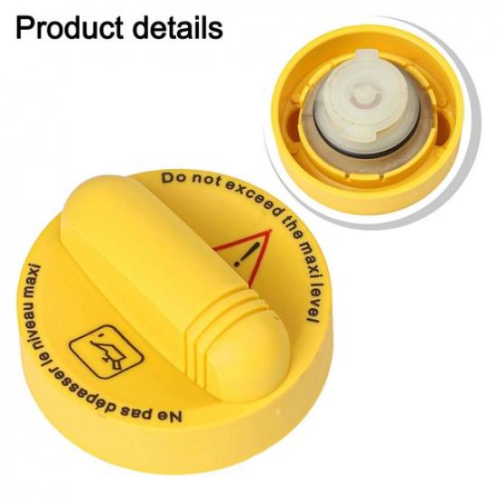 Yellow ABS Oil Filler Cap Compatible with For Nissan and For Opel Models
