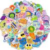 50 Creative Kawaii Universe Planet Series Graffiti Stickers Cat Rabbit Do Not Repeat Stickers