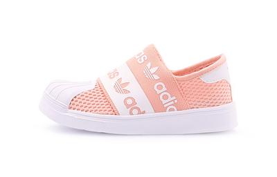 Originals Superstar SMR 360 Износостойкие Дышащие Низкие Детские Кроссовки Розовые Для Младенцев и Малышей EG7883