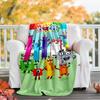 Numberblocks Theme Printed Blanket,Perfect for Couch, Bed, Travel & Outdoor Use | Machine Washable, Cozy & Durable.