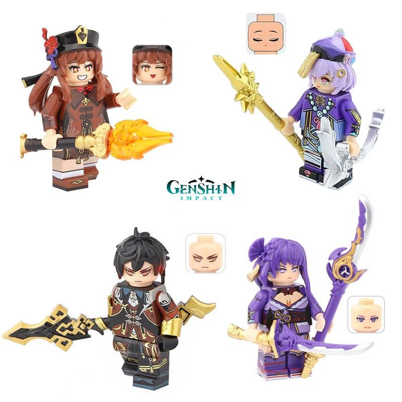 Оригинальная фигурка Genshin Impact, игрушка-конструктор для детей