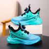 Sneakers New Versatile Breathable Mesh Casual Shoes Primary School Students Soft Soles Lightweight Boys and Girls Rotating Buckle Running Shoes
