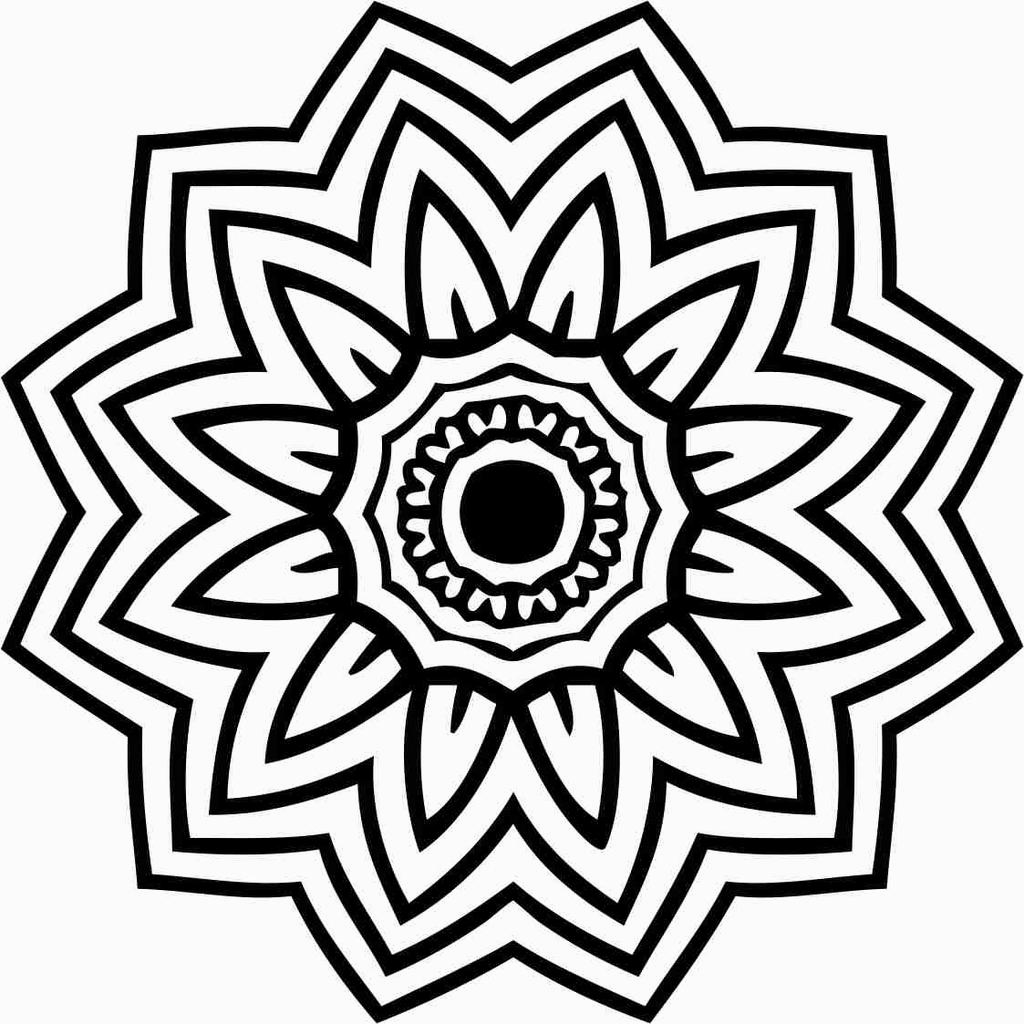 Printtoo Круглый деревянный резиновый ремесленный текстильный штамп с цветочным рисунком мандалы Штампы-2