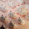 Cute Silicone Rabbit Night Light, Dimmable Light up Bunny, Cute Silicone Baby lamp, Rechargeable Bunny Light for Kids Room Decor, Squishy lamp for