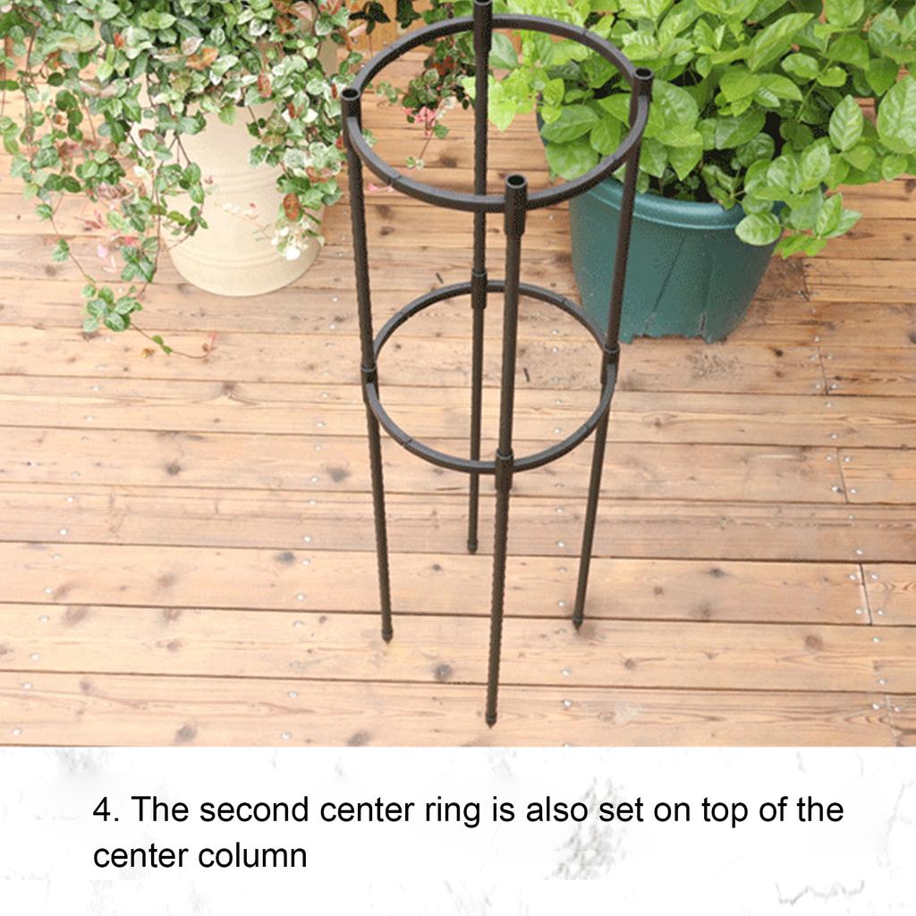 Plant Climbing Vine Support U Shaped Garden Obelisk Trellis Tower Sturdy Easy To Use Garden Trellis