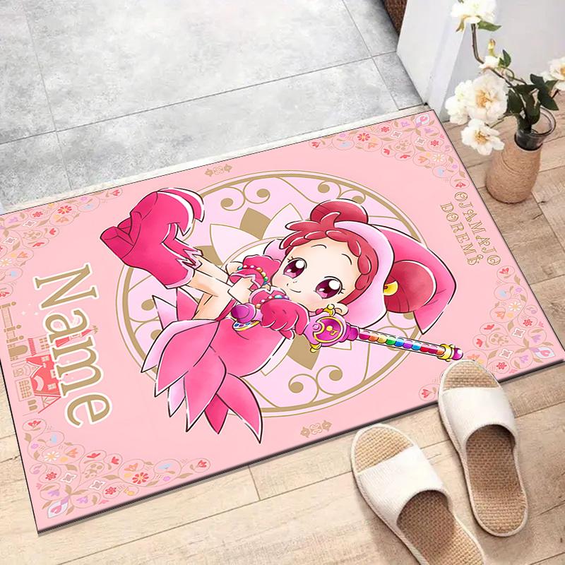 Custom DoReMi Mat Personalized Name, Polyester Washable Indoor Entryway Rug, Gift for Christmas, Easter, Thanksgiving Day