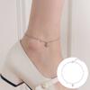 [Rosemont] Silver Anklet Pure Rose Ra25A15K