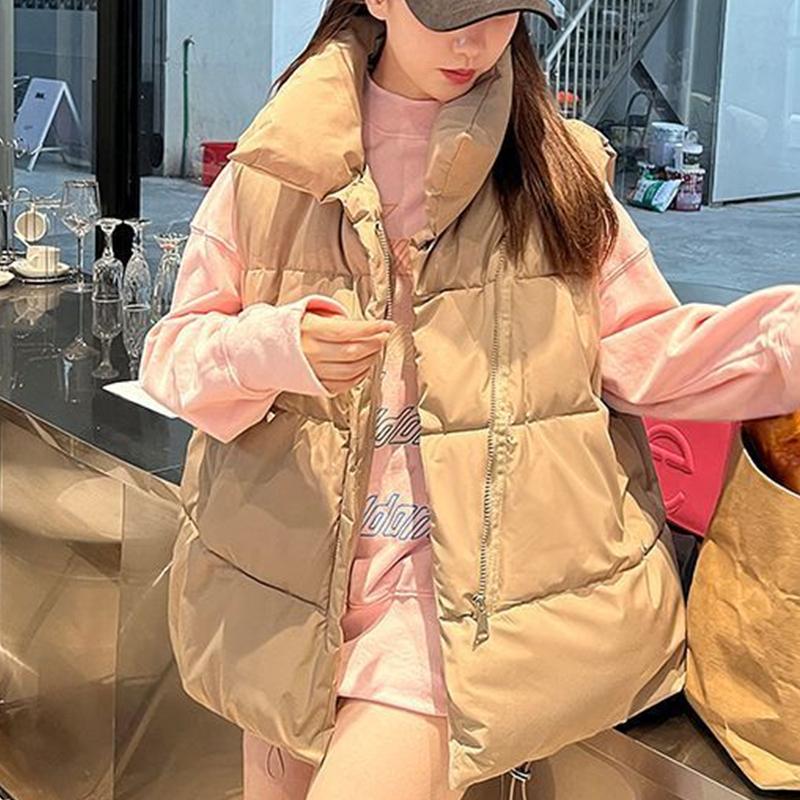 Женский зимний короткий хлопковый жилет «Джокер», свободная тонкая пуховая куртка с хлопковой подкладкой, пальто