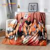 Slam Dunk Anime Cartoon Soft Plush Blanket,Flannel Blanket Throw Blanket for Living Room Bedroom Bed Sofa Picnic Cover Bettdecke
