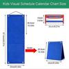 Removable Feeling Chart Kids Visual Schedule for Desktop Tabletop Kindergarten