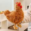 Мягкая игрушка 27 см Серия 'Симулированная курица' Плюшевая игрушка Петух и Курица Плюшевая кукла Подарок на день рождения ребенка Домашний декор