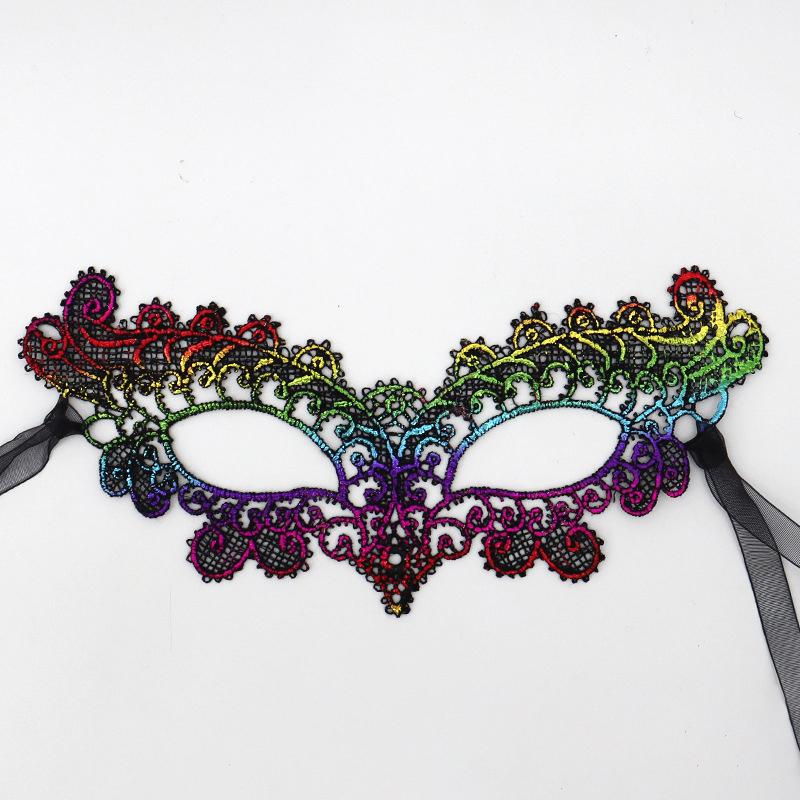 Хэллоуин маскарад кружева половина лица без линз очки маскарадный костюм бал принадлежности для вечеринок реквизит ARI